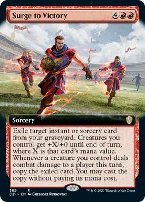 Surge to Victory (Extended Art) [Commander 2021] | GrognardGamesBatavia