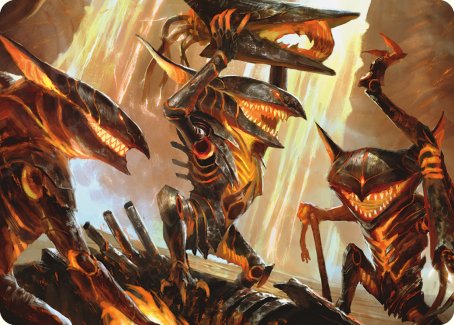 Gleeful Demolition Art Card [Phyrexia: All Will Be One Art Series] | GrognardGamesBatavia