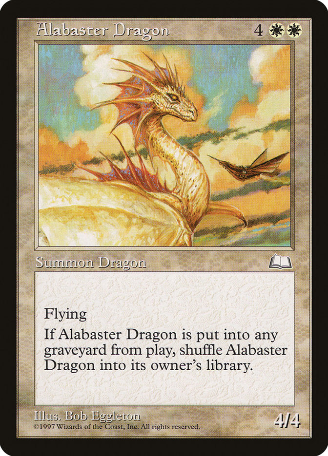 Alabaster Dragon [Weatherlight] | GrognardGamesBatavia