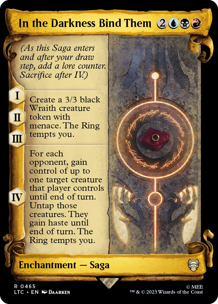 In the Darkness Bind Them [The Lord of the Rings: Tales of Middle-Earth Commander Showcase Scrolls] | GrognardGamesBatavia
