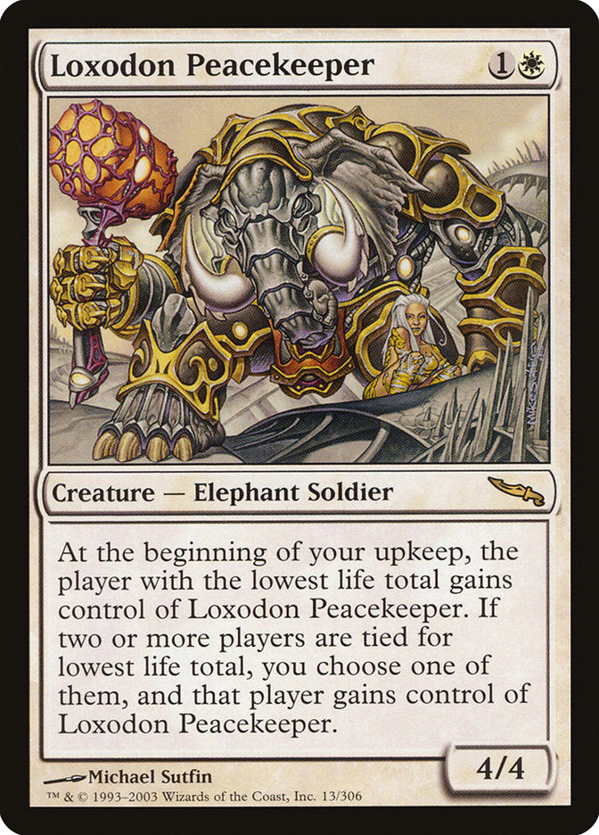 Loxodon Peacekeeper [Mirrodin] | GrognardGamesBatavia