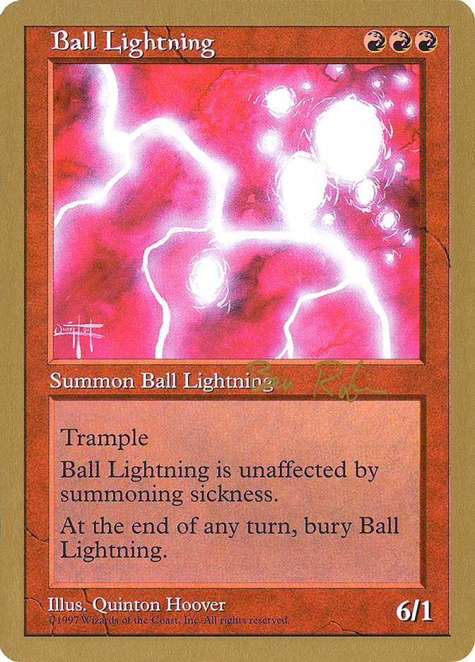 Ball Lightning (Ben Rubin) [World Championship Decks 1998] | GrognardGamesBatavia