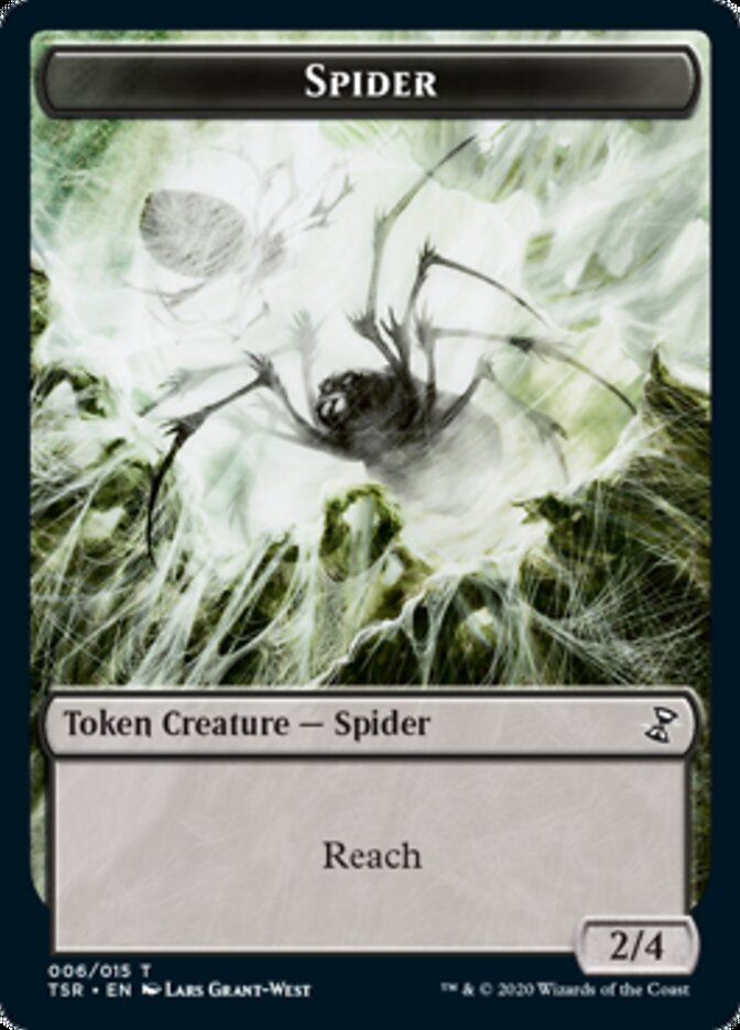 Spider Token [Time Spiral Remastered Tokens] | GrognardGamesBatavia
