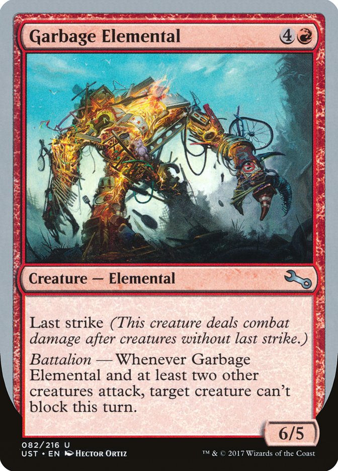 Garbage Elemental (6/5 Creature) [Unstable] | GrognardGamesBatavia