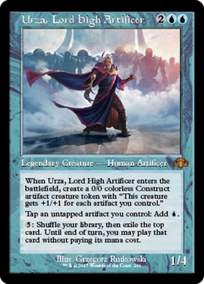 Urza, Lord High Artificer (Retro) [Dominaria Remastered] | GrognardGamesBatavia