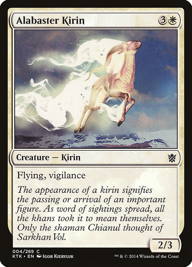 Alabaster Kirin [Khans of Tarkir] | GrognardGamesBatavia