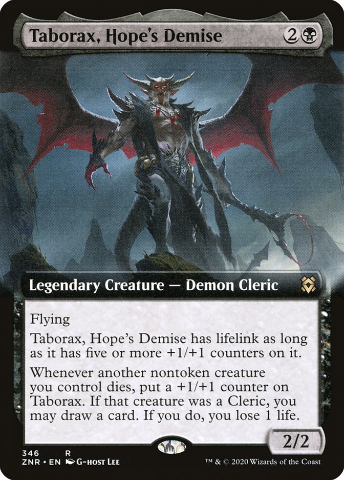 Taborax, Hope's Demise (Extended Art) [Zendikar Rising] | GrognardGamesBatavia