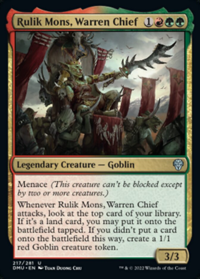 Rulik Mons, Warren Chief [Dominaria United] | GrognardGamesBatavia