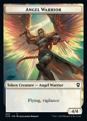 Kor Warrior // Angel Warrior Double-Sided Token [Commander Legends: Battle for Baldur's Gate Tokens] | GrognardGamesBatavia