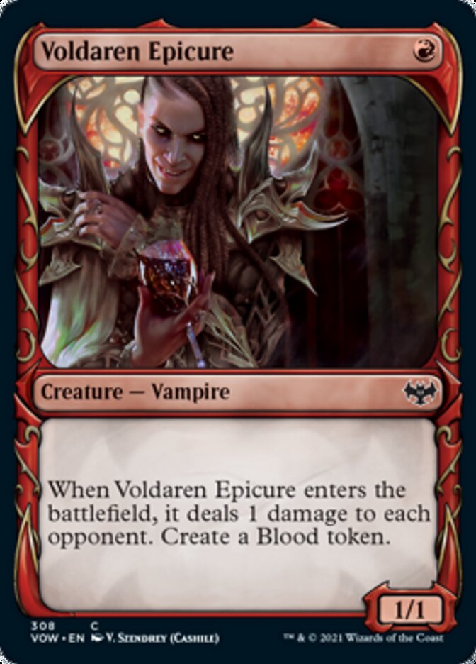 Voldaren Epicure (Showcase Fang Frame) [Innistrad: Crimson Vow] | GrognardGamesBatavia