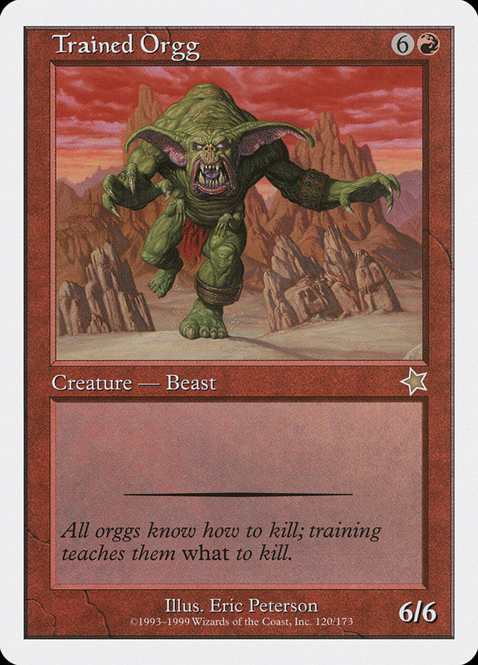 Trained Orgg [Starter 1999] | GrognardGamesBatavia