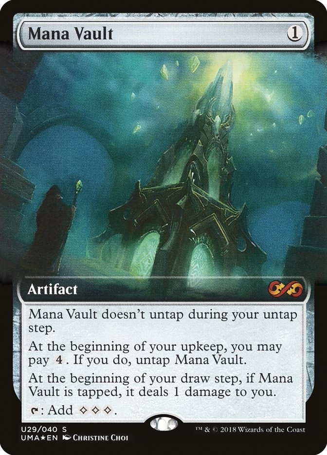 Mana Vault (Topper) [Ultimate Masters Box Topper] | GrognardGamesBatavia