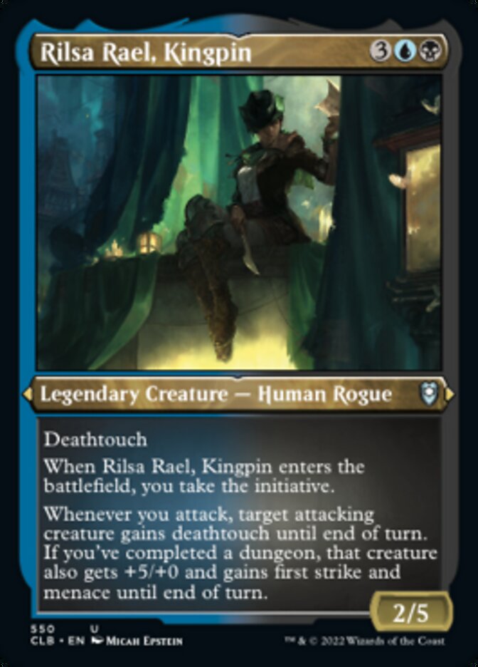 Rilsa Rael, Kingpin (Foil Etched) [Commander Legends: Battle for Baldur's Gate] | GrognardGamesBatavia