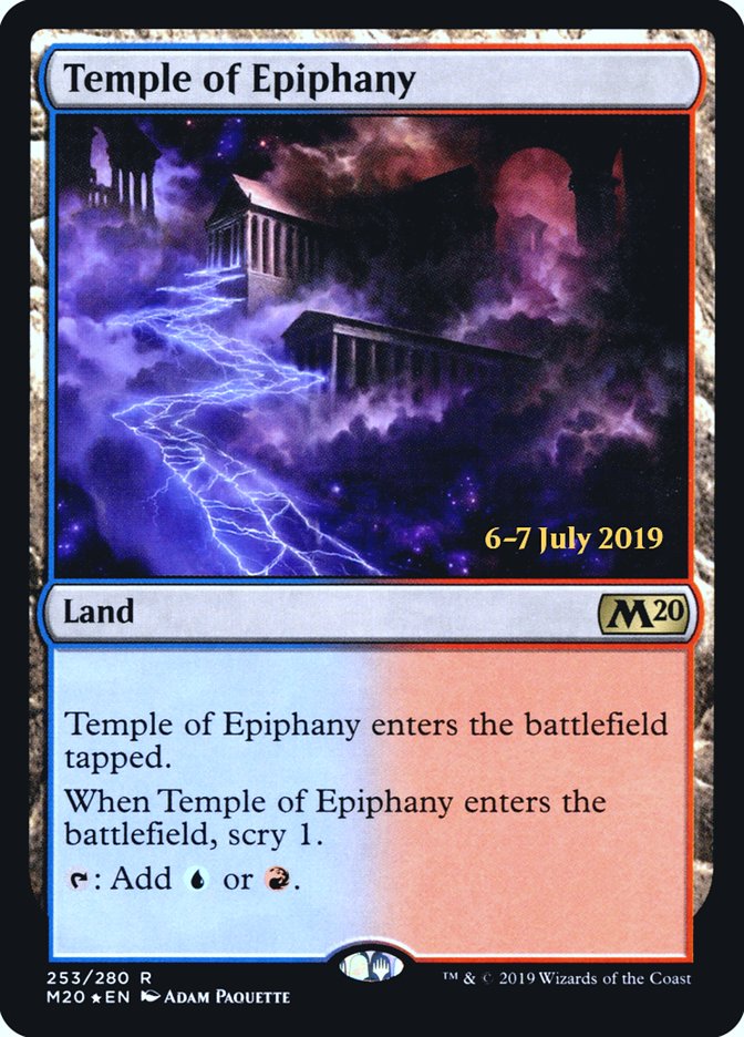 Temple of Epiphany [Core Set 2020 Prerelease Promos] | GrognardGamesBatavia