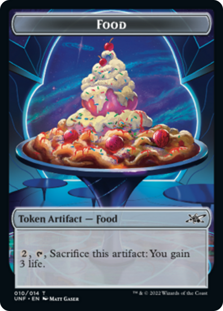 Teddy Bear // Food (010) Double-Sided Token [Unfinity Tokens] | GrognardGamesBatavia