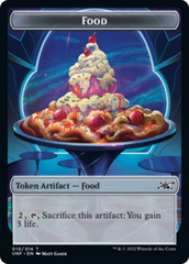 Squirrel // Food (010) Double-Sided Token [Unfinity Tokens] | GrognardGamesBatavia