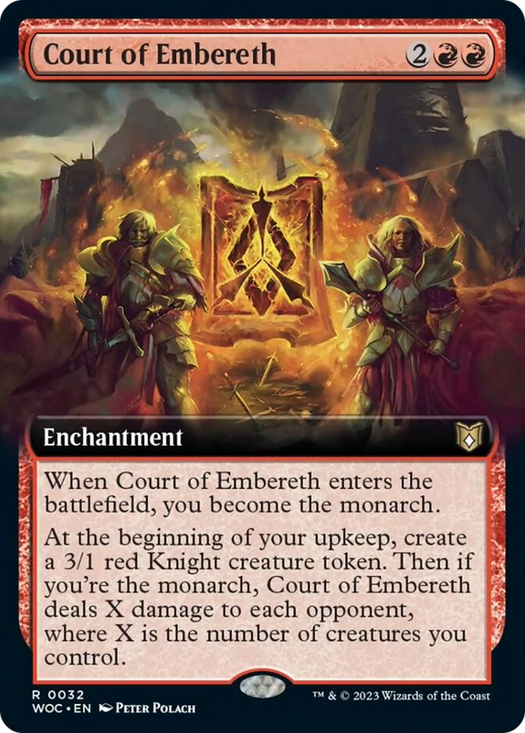 Court of Embereth (Extended Art) [Wilds of Eldraine Commander] | GrognardGamesBatavia