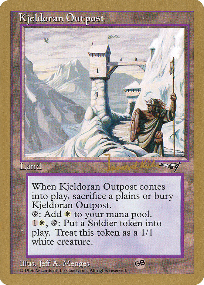 Kjeldoran Outpost (Janosch Kuhn) [World Championship Decks 1997] | GrognardGamesBatavia