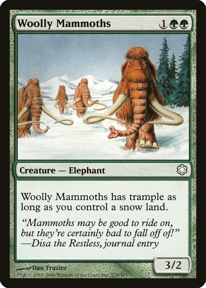 Woolly Mammoths [Coldsnap Theme Decks] | GrognardGamesBatavia