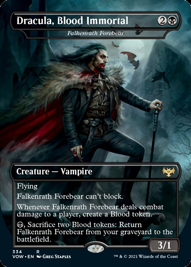 Falkenrath Forebear - Dracula, Blood Immortal [Innistrad: Crimson Vow] | GrognardGamesBatavia