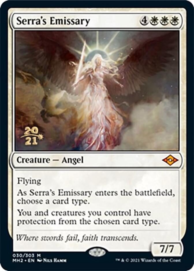 Serra's Emissary [Modern Horizons 2 Prerelease Promos] | GrognardGamesBatavia