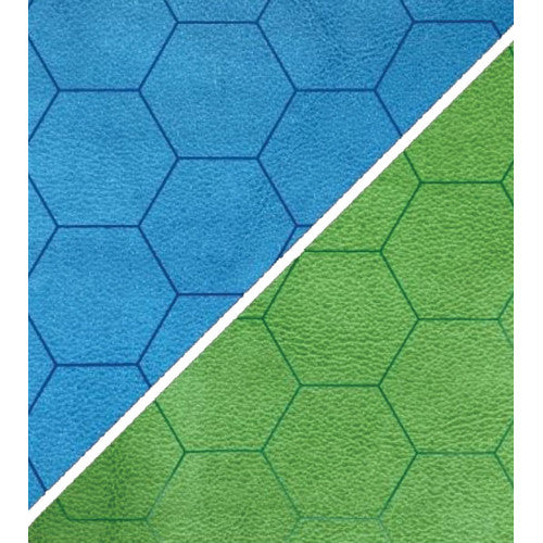 Chessex Blue & Green Vinyl Game Mat (23.5" x 26") | GrognardGamesBatavia