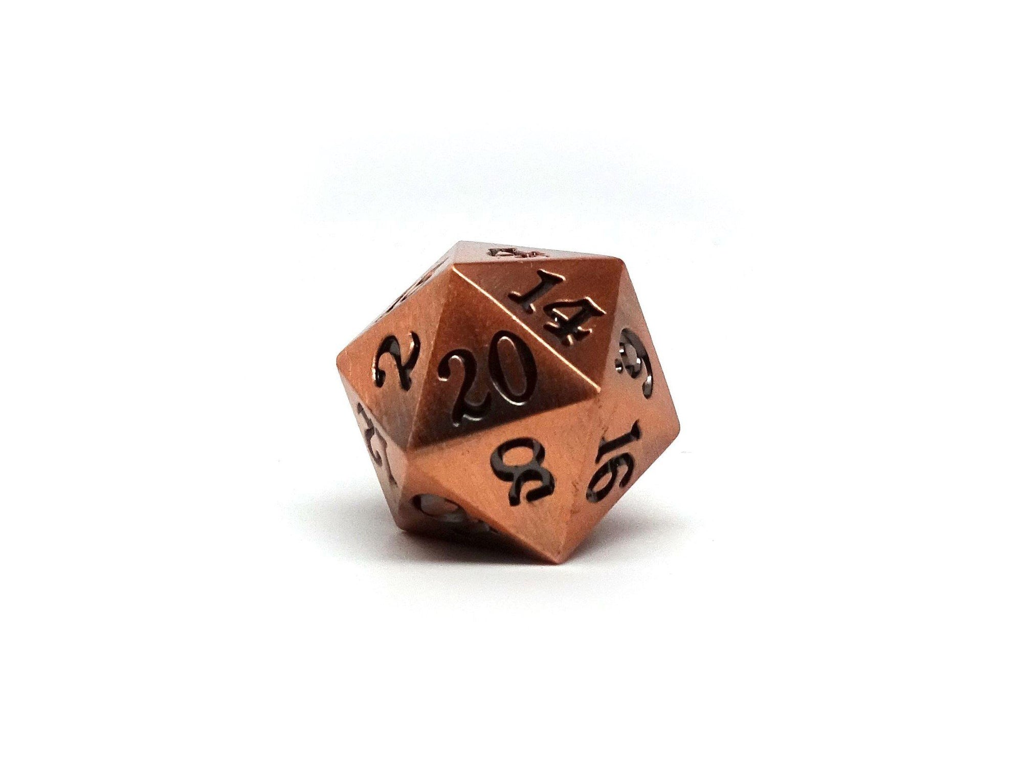 Legendary Metal Dice D20 Copper | GrognardGamesBatavia