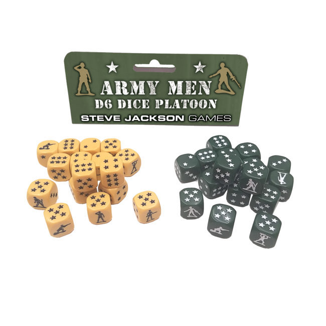 Army Men D6 Dice Platoon | GrognardGamesBatavia