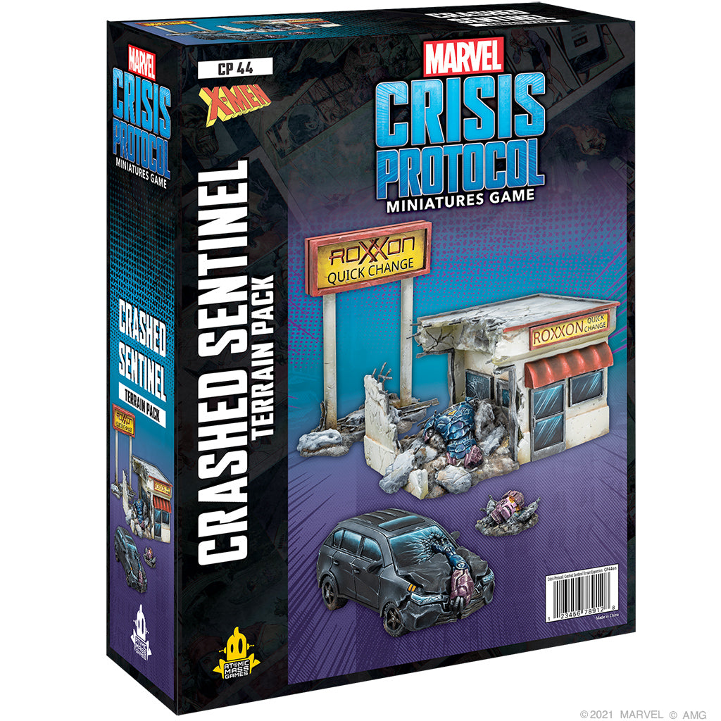 CP 44 Marvel Crisis Protocol: Crashed Sentinel Terrain Expansion | GrognardGamesBatavia
