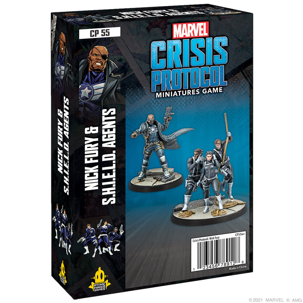 CP 55 Marvel Crisis Protocol: NICK FURY AND S.H.I.E.L.D. AGENTS | GrognardGamesBatavia