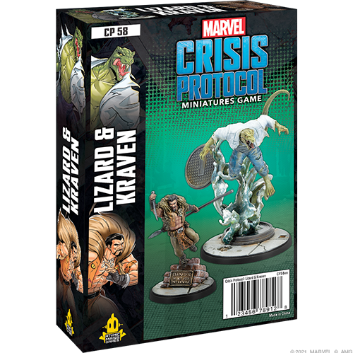 CP 58 Marvel Crisis Protocol: Lizard and Kraven | GrognardGamesBatavia