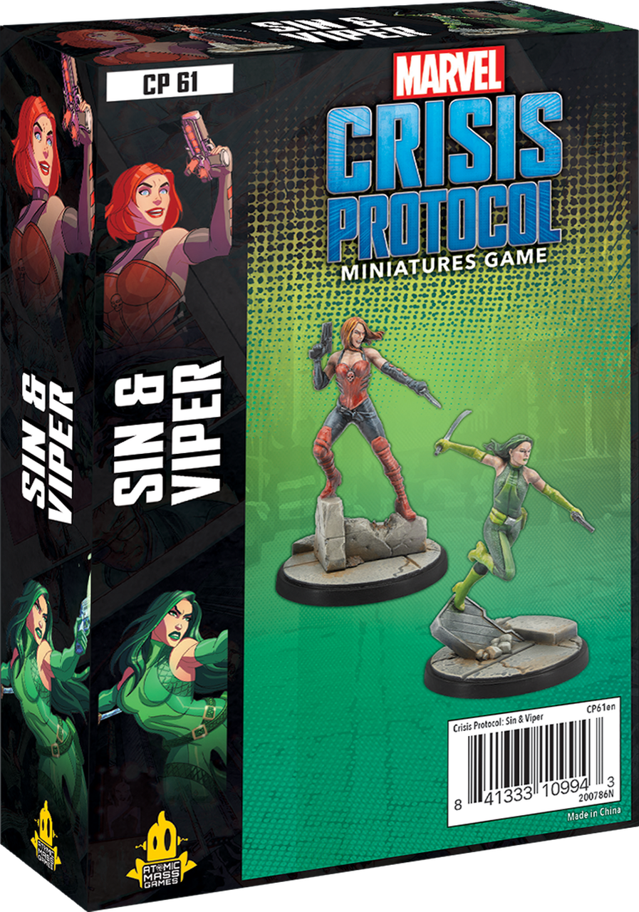 CP 61 Marvel Crisis Protocol: Sin & Viper | GrognardGamesBatavia