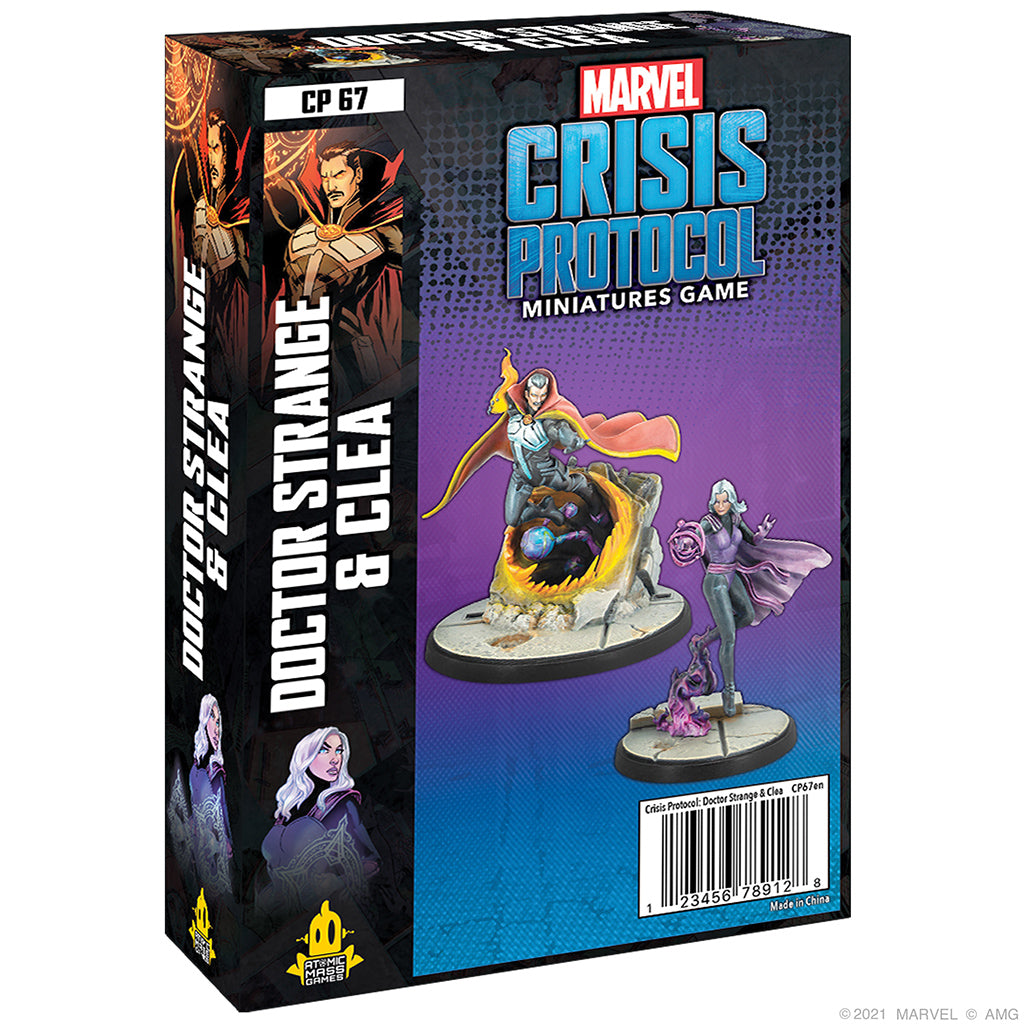 CP 67 Marvel Crisis Protocol: Doctor Strange, Sorcerer Supreme & Clea | GrognardGamesBatavia
