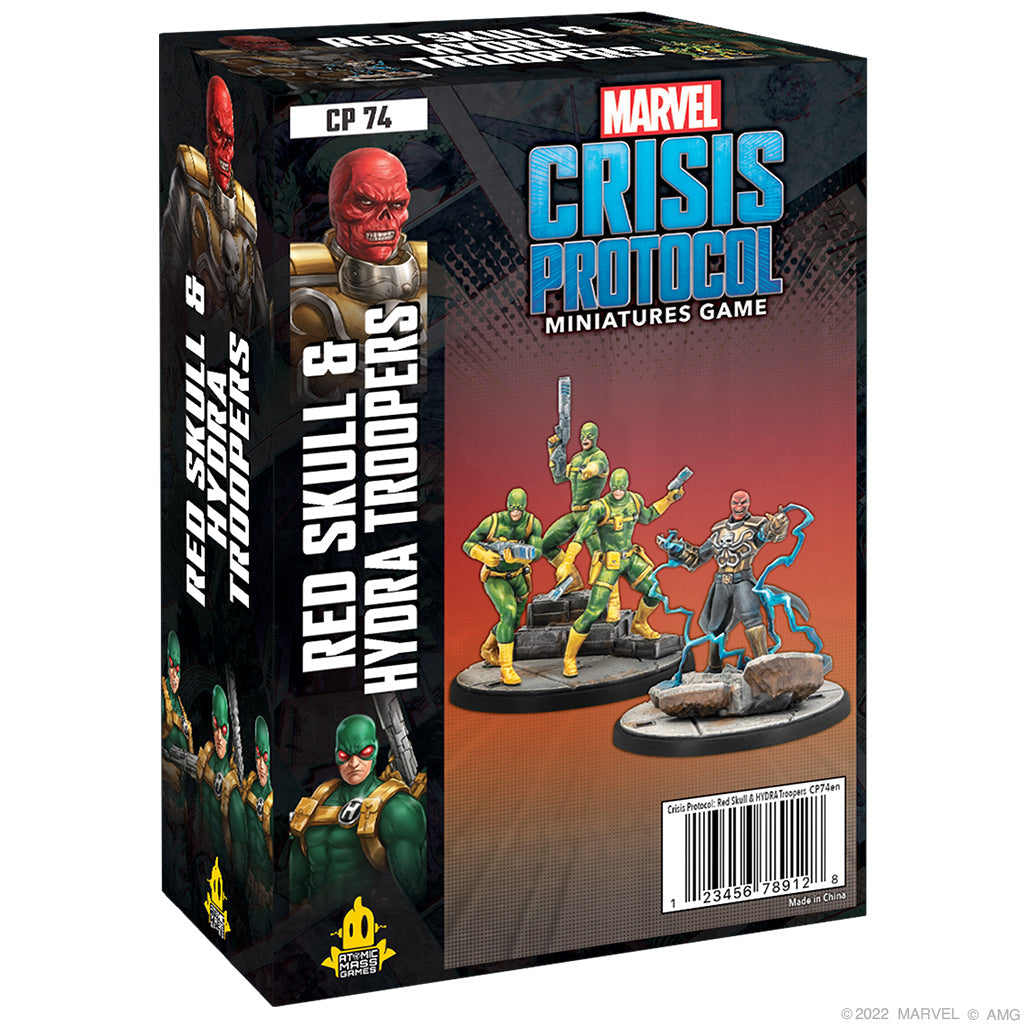 CP 74 Marvel Crisis Protocol: RED SKULL & HYDRA TROOPS | GrognardGamesBatavia