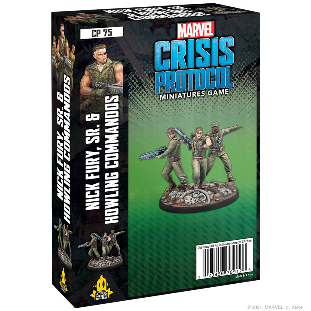 CP 75 Marvel Crisis Protocol: NICK FURY, SR. & HOWLING COMMANDOS | GrognardGamesBatavia