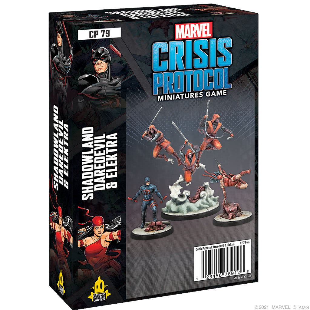 CP 79 Marvel Crisis Protocol: SHADOWLAND DAREDEVIL & ELEKTRA | GrognardGamesBatavia