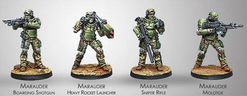 Infinity: Ariadna - Marauders, 5307th Ranger Unit (4) | GrognardGamesBatavia