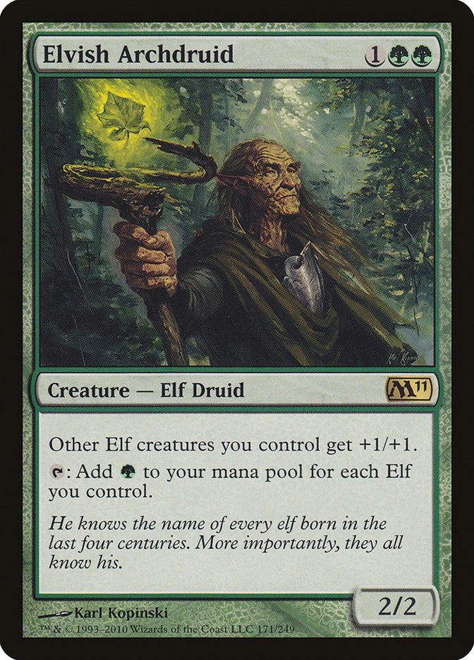 Elvish Archdruid [Magic 2011] | GrognardGamesBatavia