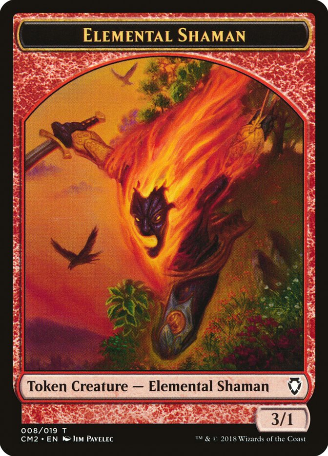 Elemental Shaman Token [Commander Anthology Volume II Tokens] | GrognardGamesBatavia