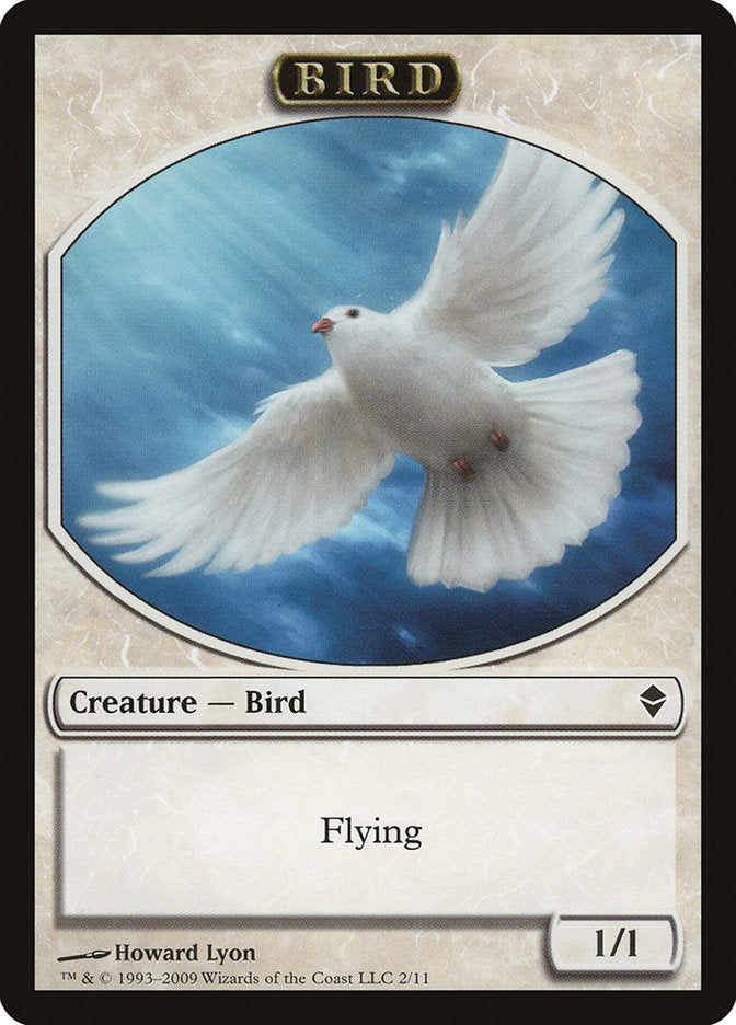 Bird Token [Zendikar Tokens] | GrognardGamesBatavia