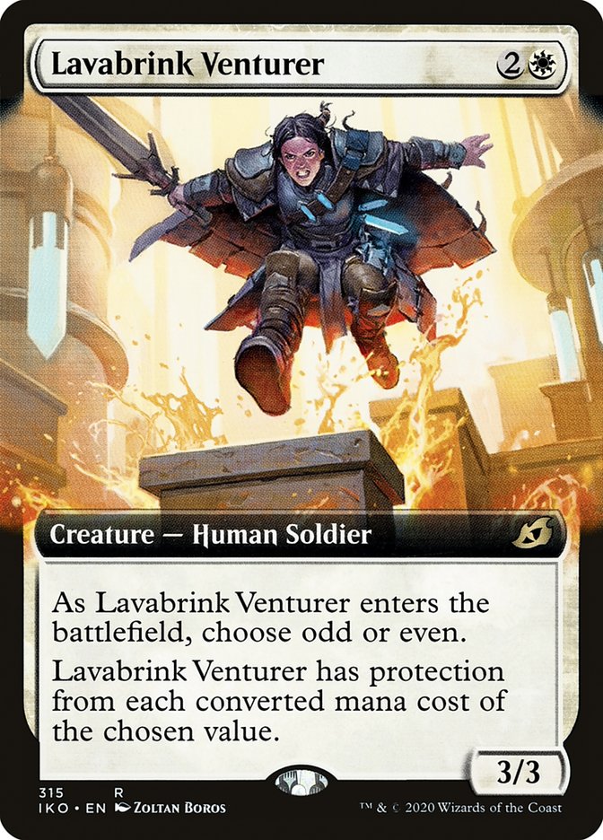 Lavabrink Venturer (Extended Art) [Ikoria: Lair of Behemoths] | GrognardGamesBatavia