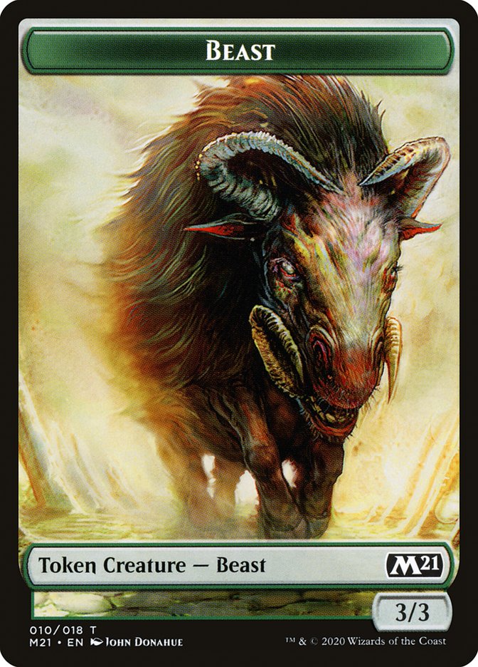 Beast Token [Core Set 2021 Tokens] | GrognardGamesBatavia