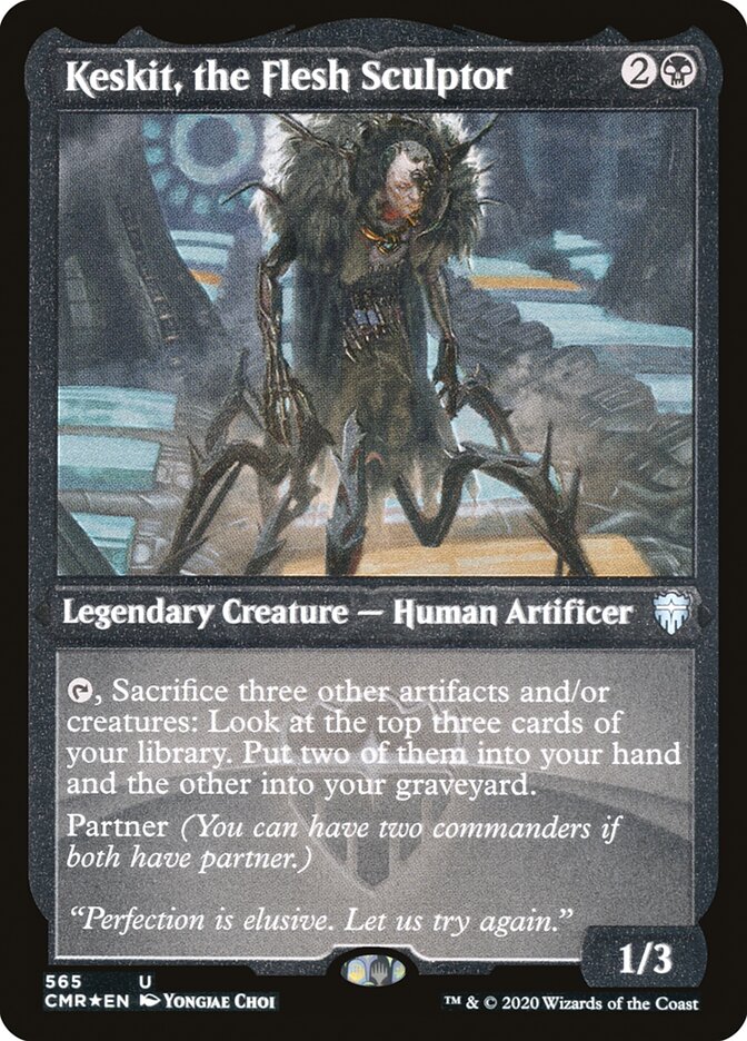 Keskit, the Flesh Sculptor (Etched) [Commander Legends] | GrognardGamesBatavia