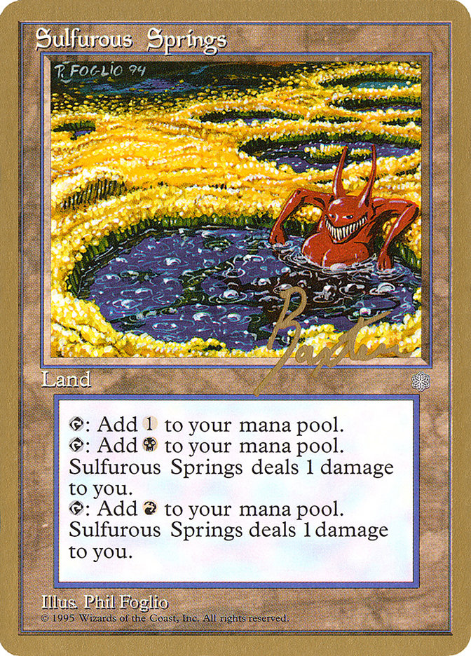 Sulfurous Springs (George Baxter) [Pro Tour Collector Set] | GrognardGamesBatavia