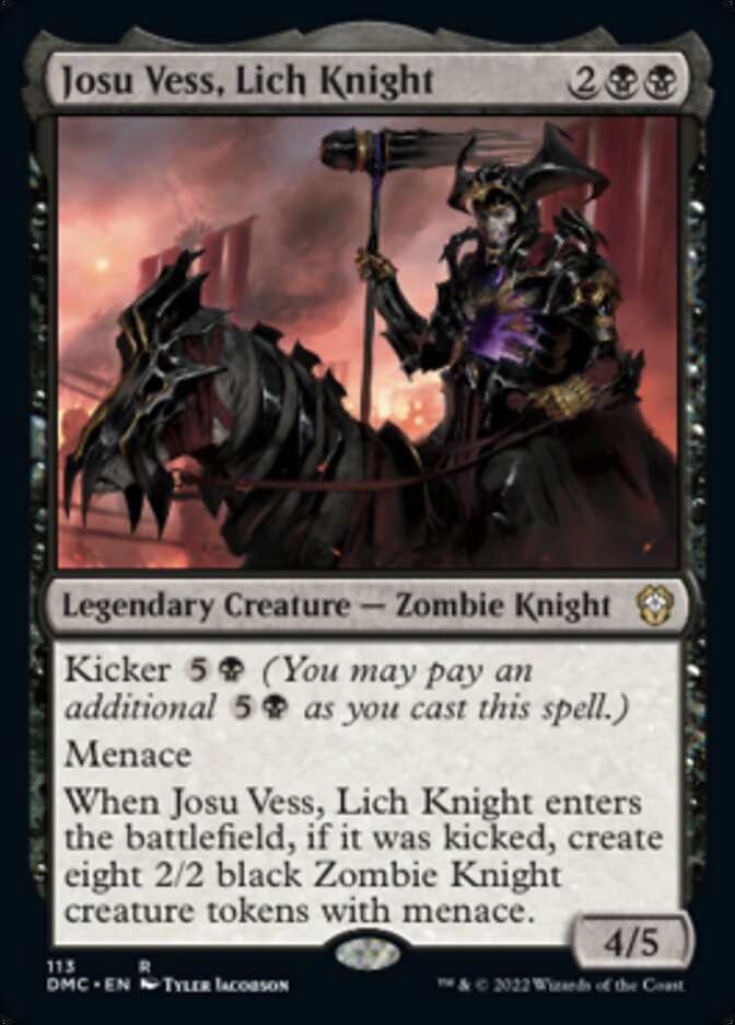 Josu Vess, Lich Knight [Dominaria United Commander] | GrognardGamesBatavia