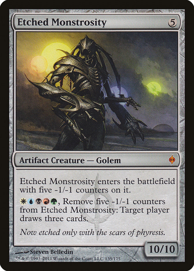 Etched Monstrosity [New Phyrexia] | GrognardGamesBatavia