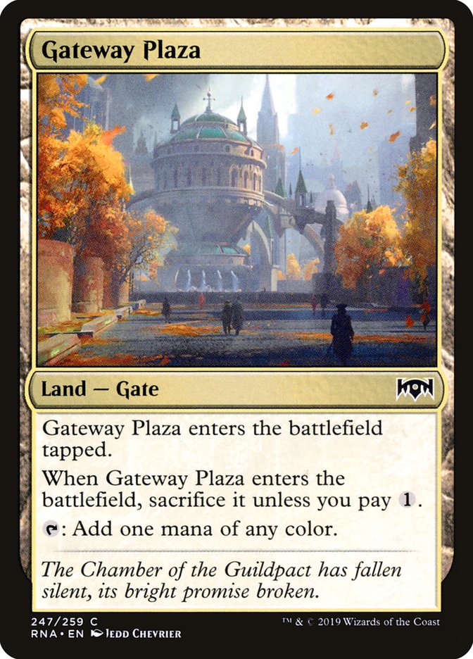 Gateway Plaza [Ravnica Allegiance] | GrognardGamesBatavia