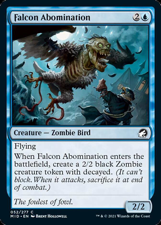 Falcon Abomination [Innistrad: Midnight Hunt] | GrognardGamesBatavia