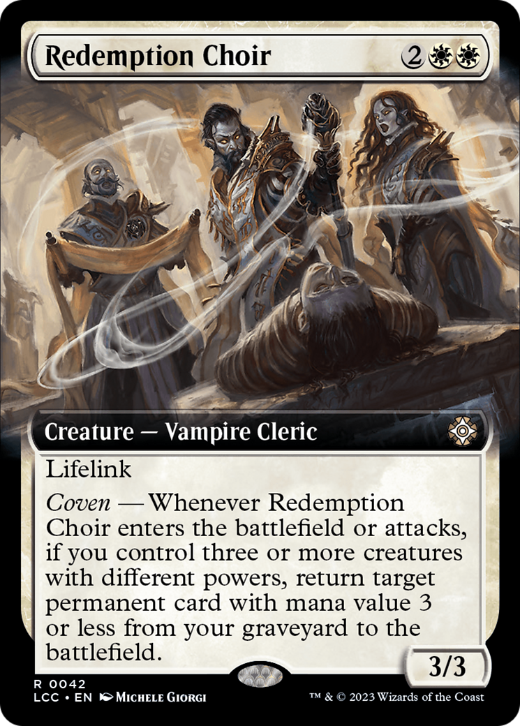 Redemption Choir (Extended Art) [The Lost Caverns of Ixalan Commander] | GrognardGamesBatavia