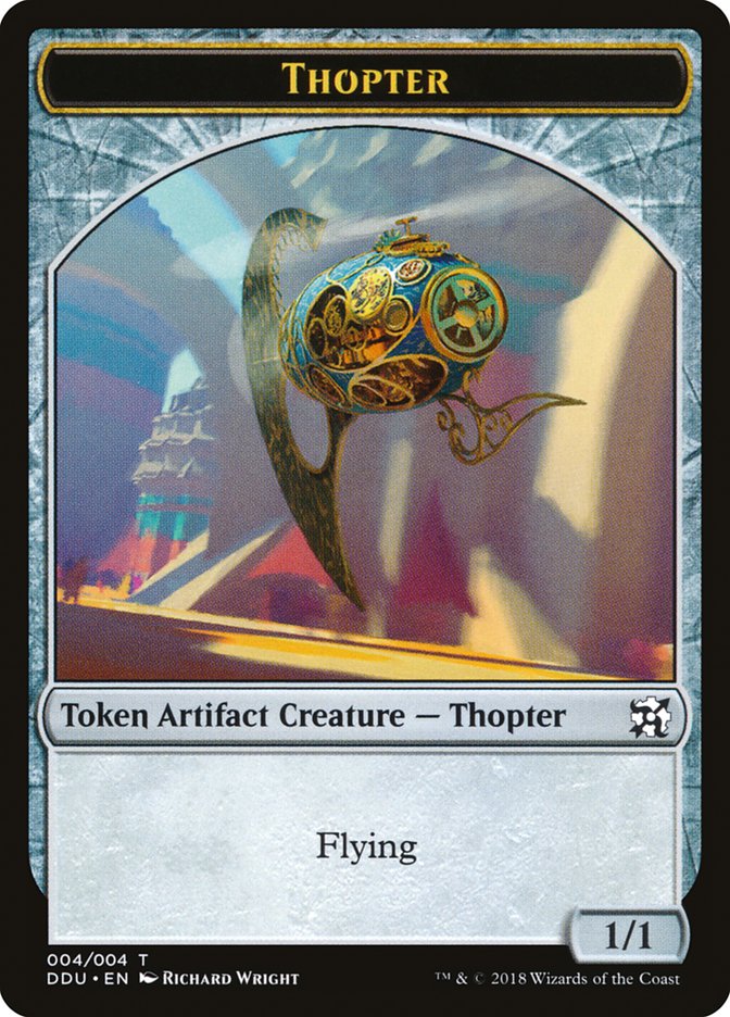 Thopter Token (004/004) [Duel Decks: Elves vs. Inventors Tokens] | GrognardGamesBatavia